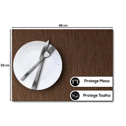 Imagem de 8 Lugares Americanos para Mesa e 8 Porta Copos Sisal Avelã