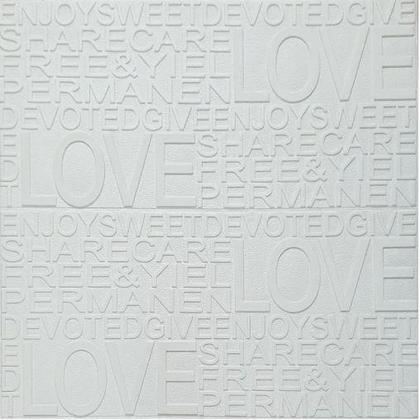 Imagem de 8 Placas Espuma 3D Autoadesiva Modelo Love