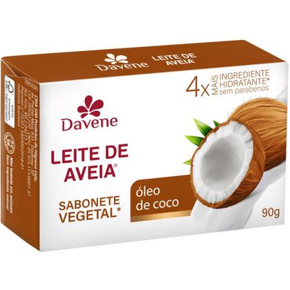 Imagem de 8 Sabonete Leite Aveia Clássico Amêndoas Mel Coco 90g Davene