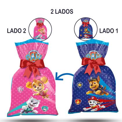 Imagem de 8 Sacolas Lembrancinhas patrulha Canina Herois decoração