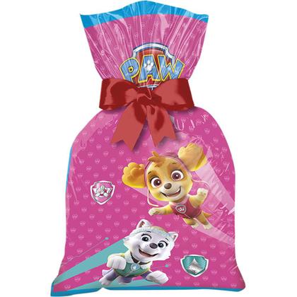 Imagem de 8 Sacolas Lembrancinhas patrulha Canina Herois decoração