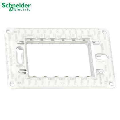 Imagem de 8 Suporte 4x2 P/ Placa - Schneider Orion Até 3 Módulos - Branco