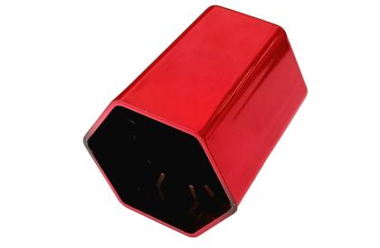 Imagem de 80 Capa De Porca Hungara Vermelha Metalizada Caminhão 32/33mm