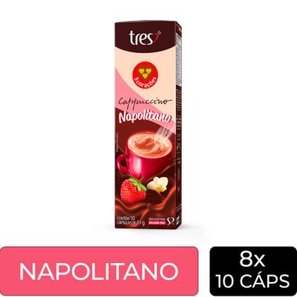 Imagem de 80 Cápsulas Três Corações Cappuccino Napolitano