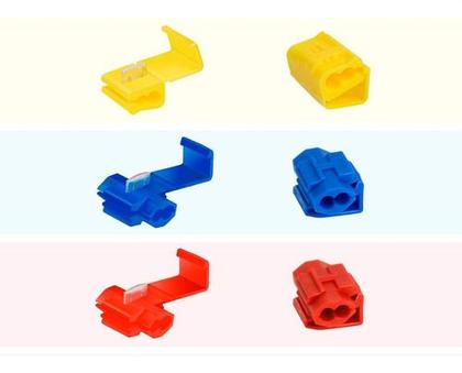 Imagem de 80 Conector Elétrico Derivação Emenda Cabo Fios 0,5 A 6mm