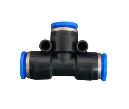 Imagem de 80 Conexão Pneumatica Tee Emenda Engate Rapido Pu 10mm
