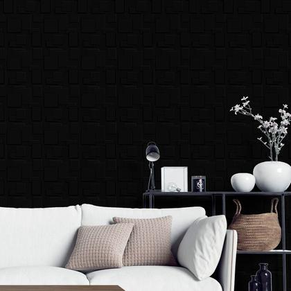 Imagem de 80 Placas Pvc 3d Revestimento de Parede Auto relevo decorativa Quarto Sala Cozinha 25cm x 25cm