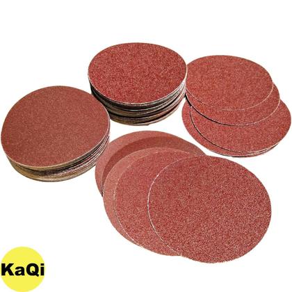 Imagem de 80 X Lixas Disco Grão Liso 225mm 9 Pol. Lixadeira Politriz Polir Roto Orbital KaQi