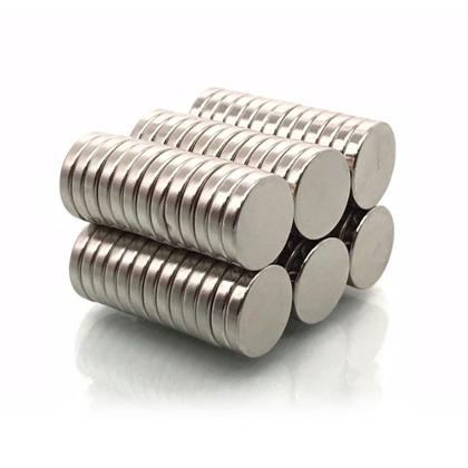 Imagem de 80pcs. Imã Super Forte 12x3 Redondo Pastilha 12mm X 3mm N35