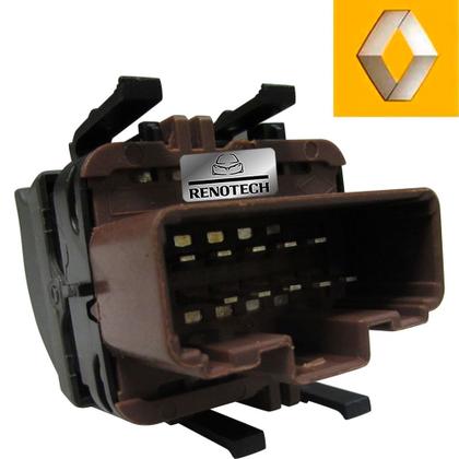 Imagem de 8200315040 - botão duplo do vidro elétrico traseiro - para motores 1.6 16v k4m / 2.0 16v f4r - 2006 a 2013 - megane ii