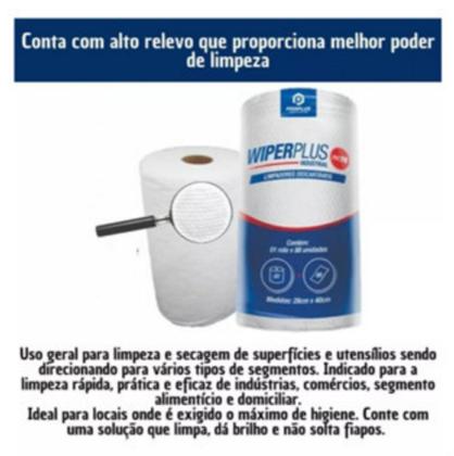 Imagem de 88 Panos Wiper Pro70 Perfex Multiuso Para Limpeza Cor Branco
