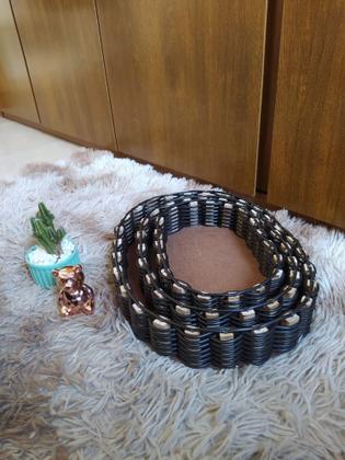 Imagem de 9 bandejas cesta cestinha para café pão de queijo pães doces P + M + G