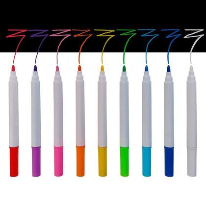 Imagem de 9 Canetas Giz Líquido Colorida para Quadro Preto