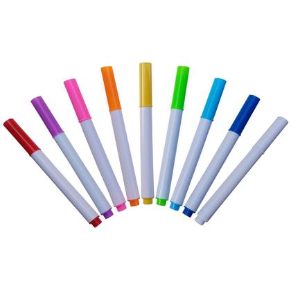 Imagem de 9 Canetas Giz Líquido Colorida para Quadro Preto