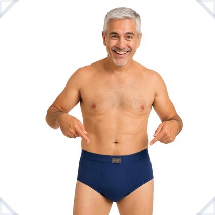 Imagem de 9 Cuecas Click Slip Adulto Helanca Tradicional Com Abertura