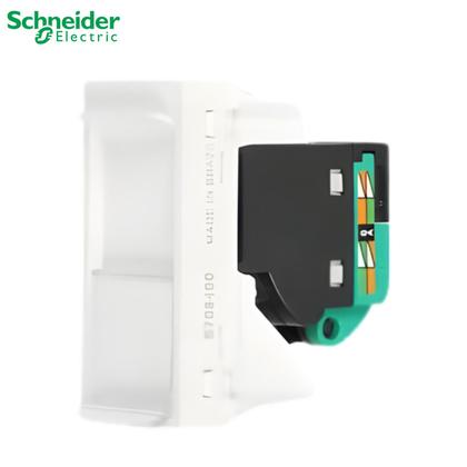 Imagem de 9 Módulo Tomada Rj45 8 Fios Upt Cat5e Schneider Linha Orion S70540004