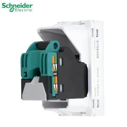 Imagem de 9 Módulo Tomada Rj45 8 Fios Upt Cat5e Schneider Linha Orion S70540004