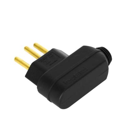 Imagem de 9 Plug Macho Pial Legrand 10A com Terra e Saída Lateral