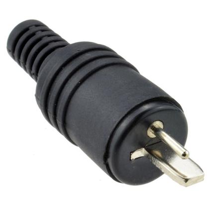 Imagem de 90un Conector Plug Paf Din 2 Pinos Macho Philips Akai Grundig Marantz Sansui Telefunken