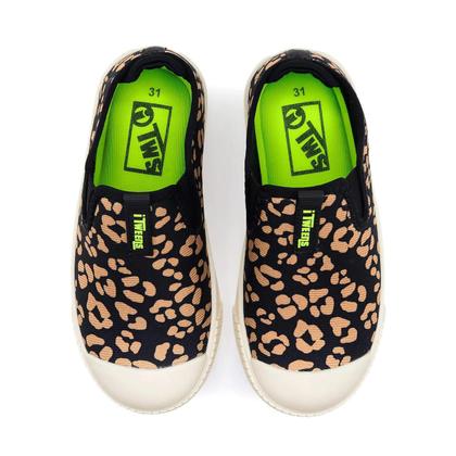 Imagem de 95002020_1274 tenis infantil de tecido estilo onca/preto