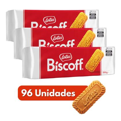 Imagem de 96 Biscoitos - 3 Pacotes x 32 - Lotus Biscoff