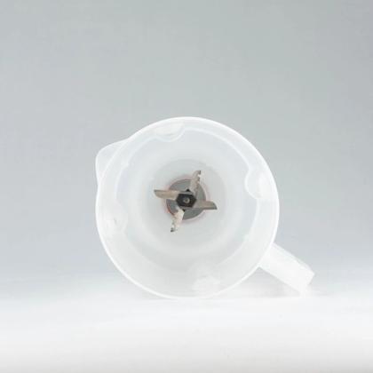 Imagem de 9834 - Copo Jarra Compatível para Liquidificador - Mondial Turbo Power L-99 - Plástico Translúcido-Branco -Tampa Preta
