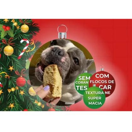 Imagem de A Panettone Pet para Cachorro com Flocos de Carne Pet 80g os Pets amam todos os portes