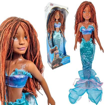 Imagem de A Pequena Sereia Boneca Ariel Live Action Articulada Grande - Baby Brink