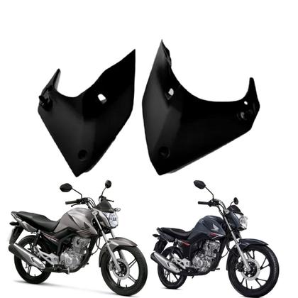 Imagem de Aba (Asa) Tanque Cg Fan 160 2016 até 2021 + Farol Completo Com Aranha do Painel