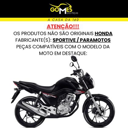 Imagem de Aba (Asa) Tanque Cg Fan 160 2016 até 2021 + Farol Completo Com Aranha do Painel