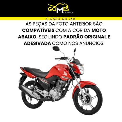 Aba (Asa) Tanque Cg Fan 160 2016 até 2021 + Farol Completo Com Aranha do Painel - Sportive Imagem de Aba (Asa) Tanque Cg Fan 160 2016 até 2021 + Farol Completo Com Aranha do Painel