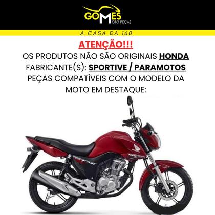 Imagem de Aba (Asa) Tanque Cg Fan 160 2016 até 2021 + Farol Completo Com Aranha do Painel