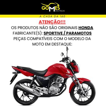 Imagem de Aba (Asa) Tanque Cg Fan 160 2016 até 2021 + Farol Completo Com Aranha do Painel