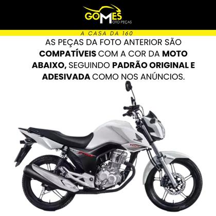 Aba (asa) Tanque Cg Fan 160 2016 até 2021 + Par de Tampa Lateral Lado Filtro e Bateria - Sportive Imagem de Aba (asa) Tanque Cg Fan 160 2016 até 2021 + Par de Tampa Lateral Lado Filtro e Bateria
