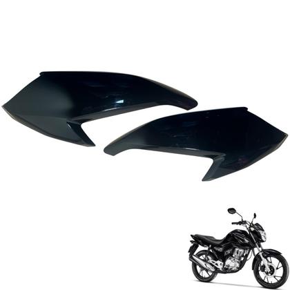 Imagem de Aba (Asa) Tanque Cg Fan 160 2022 / 2024 + Par de Tampa Lateral Lado Filtro e Bateria