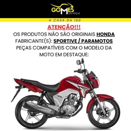 Imagem de Aba (asa) Tanque Cg Titan 150 2014 / 2015 + Tampa Lateral Farol Completo Com Aranha Do Painel