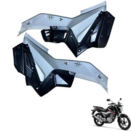 Imagem de Aba (Asa) Tanque Cg Titan 160 2016 até 2021 + Tampa Lateral Paralama Dianteiro