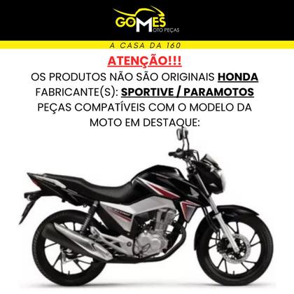 Imagem de Aba (Asa) Tanque Cg Titan 160 2016 até 2021 + Tampa Lateral Paralama Dianteiro