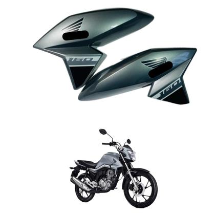 Aba do Tanque Cg Titan 160 2016 a 2021 + Complementos - Sportive Imagem de Aba do Tanque Cg Titan 160 2016 a 2021 + Complementos