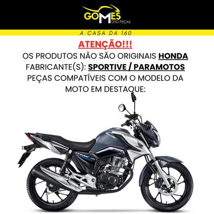 Imagem de Aba do Tanque Cg Titan 160 modelo 2022 / 2024 + Tampa Lateral