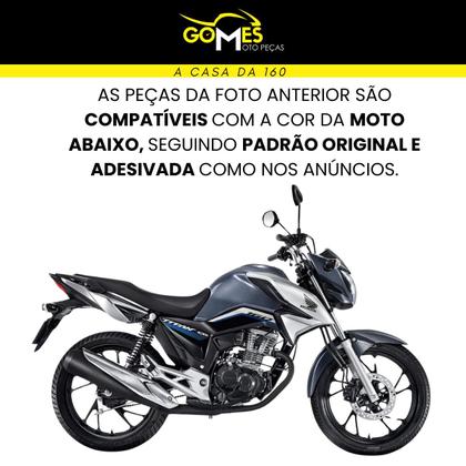 Imagem de Aba do Tanque Cg Titan 160 modelo 2022 / 2024 + Tampa Lateral