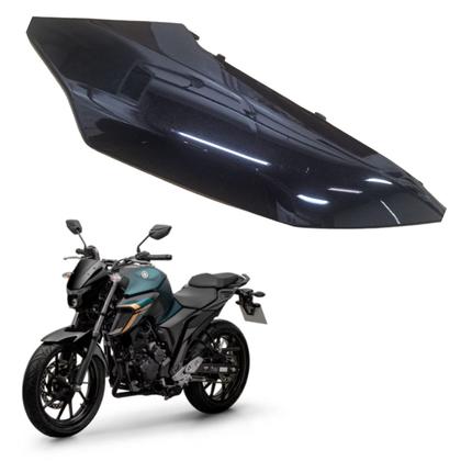 Imagem de Aba Tanque Tomada Ar Esquerda Preto Brilho Fz25 Fazer 250 2024