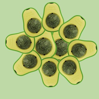 Imagem de Abacate De Brinquedo Com Catnip Erva De Gato