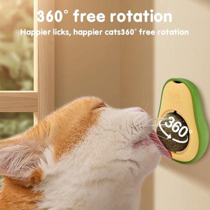 Imagem de Abacate De Brinquedo Para Gatos Com Catnip Erva Gato Natural