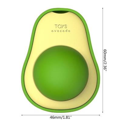 Imagem de Abacate De Brinquedo Para Gatos Com Catnip Erva Gato Natural