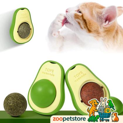 Imagem de Abacate De Brinquedo Para Gatos Com Catnip Erva Gato Natural