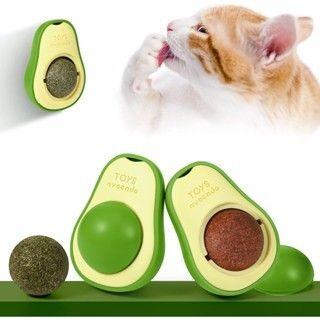 Imagem de Abacate De Brinquedo Para Gatos Com Catnip Erva Gato Natural