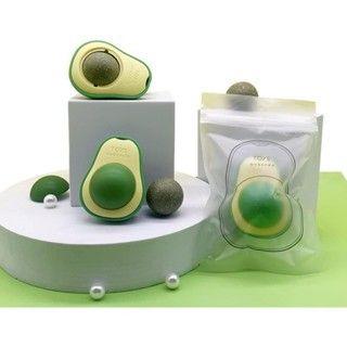 Imagem de Abacate De Brinquedo Para Gatos Com Catnip Erva Gato Natural