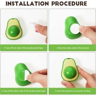 Imagem de Abacate De Brinquedo Para Gatos Com Catnip Erva Gato Natural