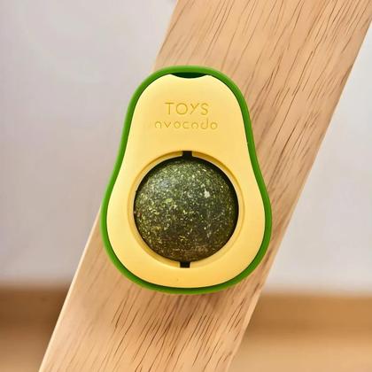 Imagem de Abacate De Brinquedo Para Gatos Com Catnip